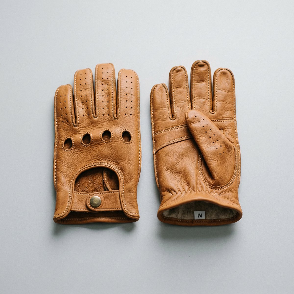 Tan leather driver gloves wholesale