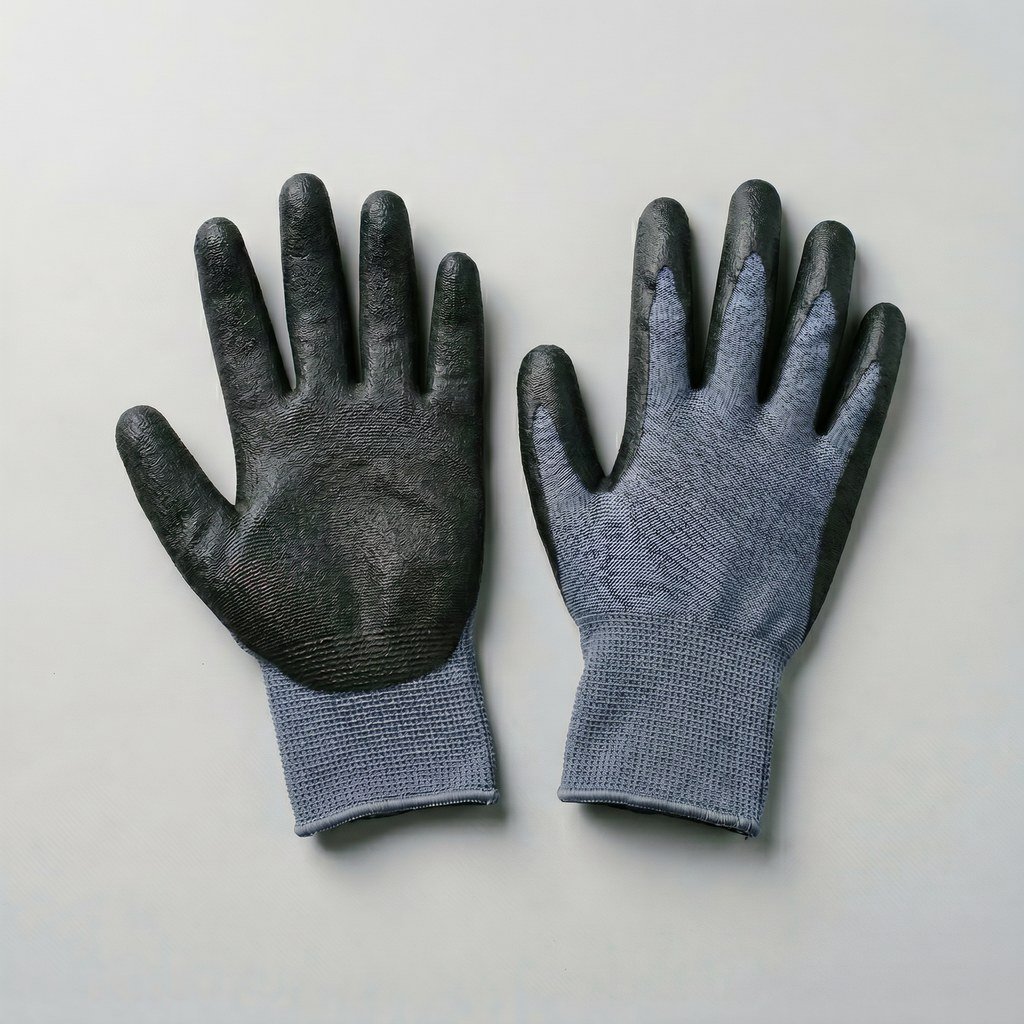Nitrile-coated work gloves industrial wholesale
